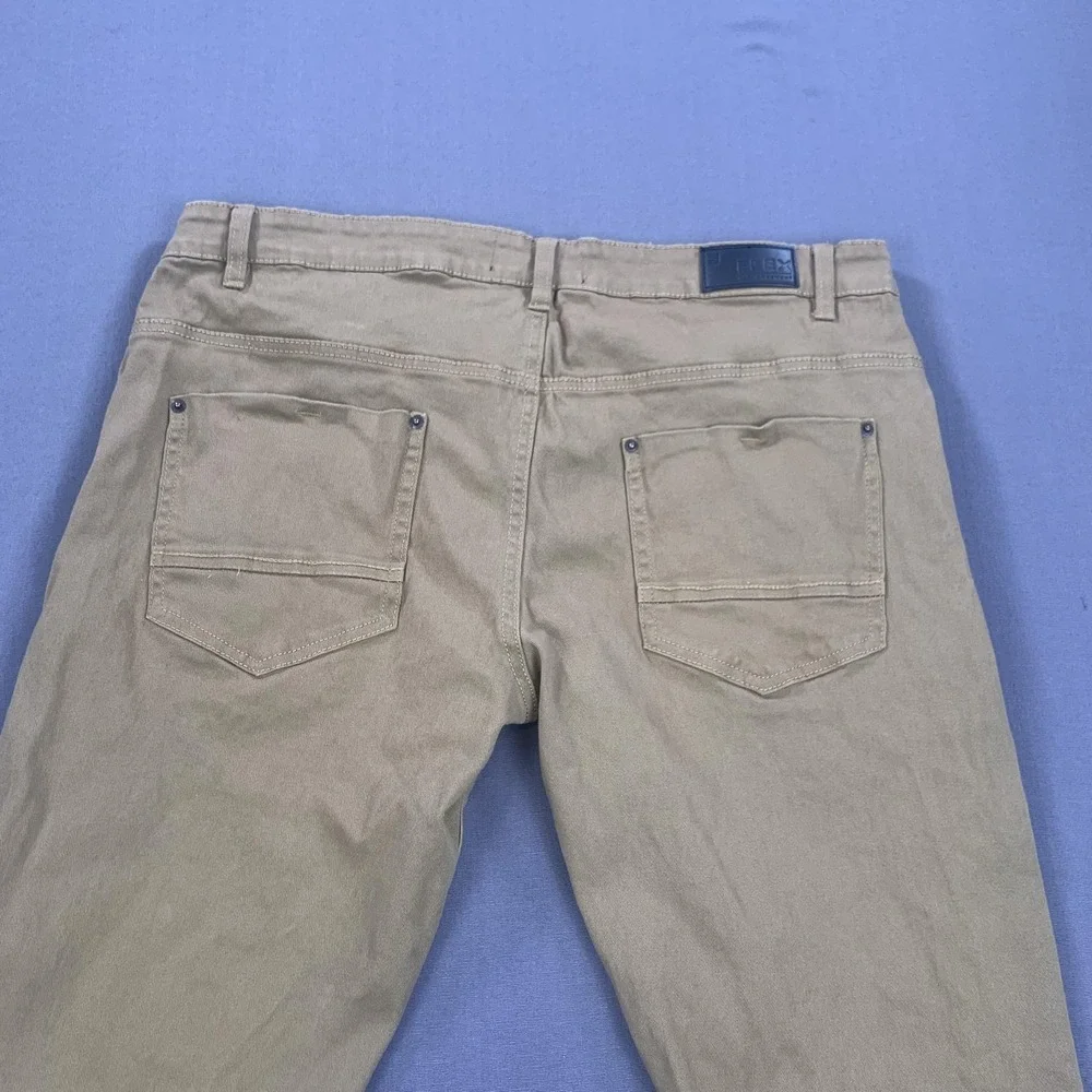 Southpole Flex Pants Men 40x30 (36x30) Khaki Straight Fit Casual Stretch Classic - Picture 16 of 16